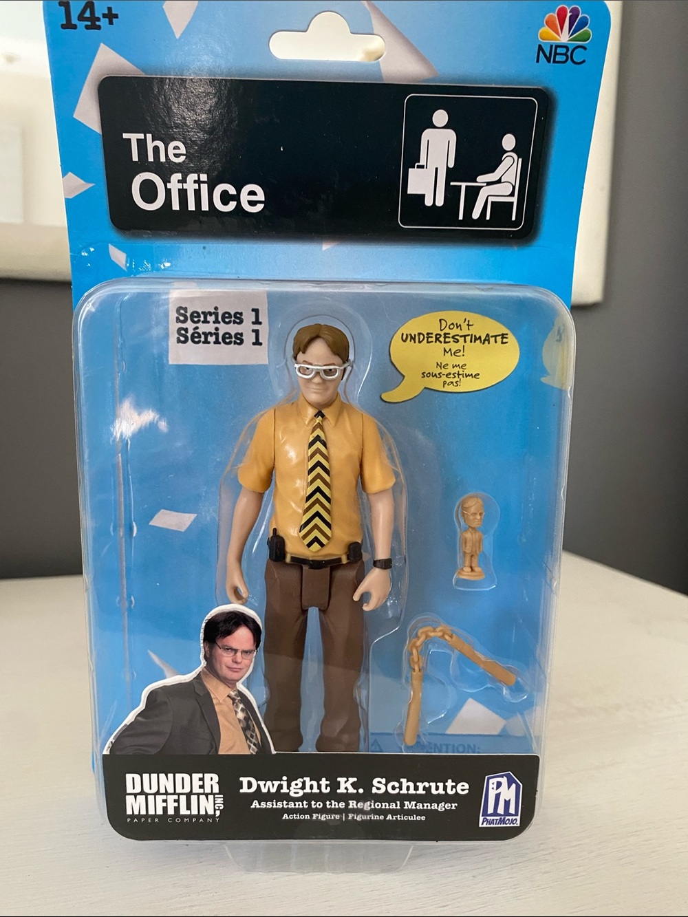 The Office Dwight K. Schrute Action Figure - Dunder Mifflin, new in box